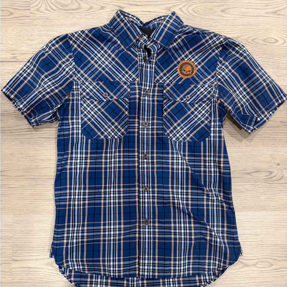 Harley Davidson Performance Vented Plaid Shirt